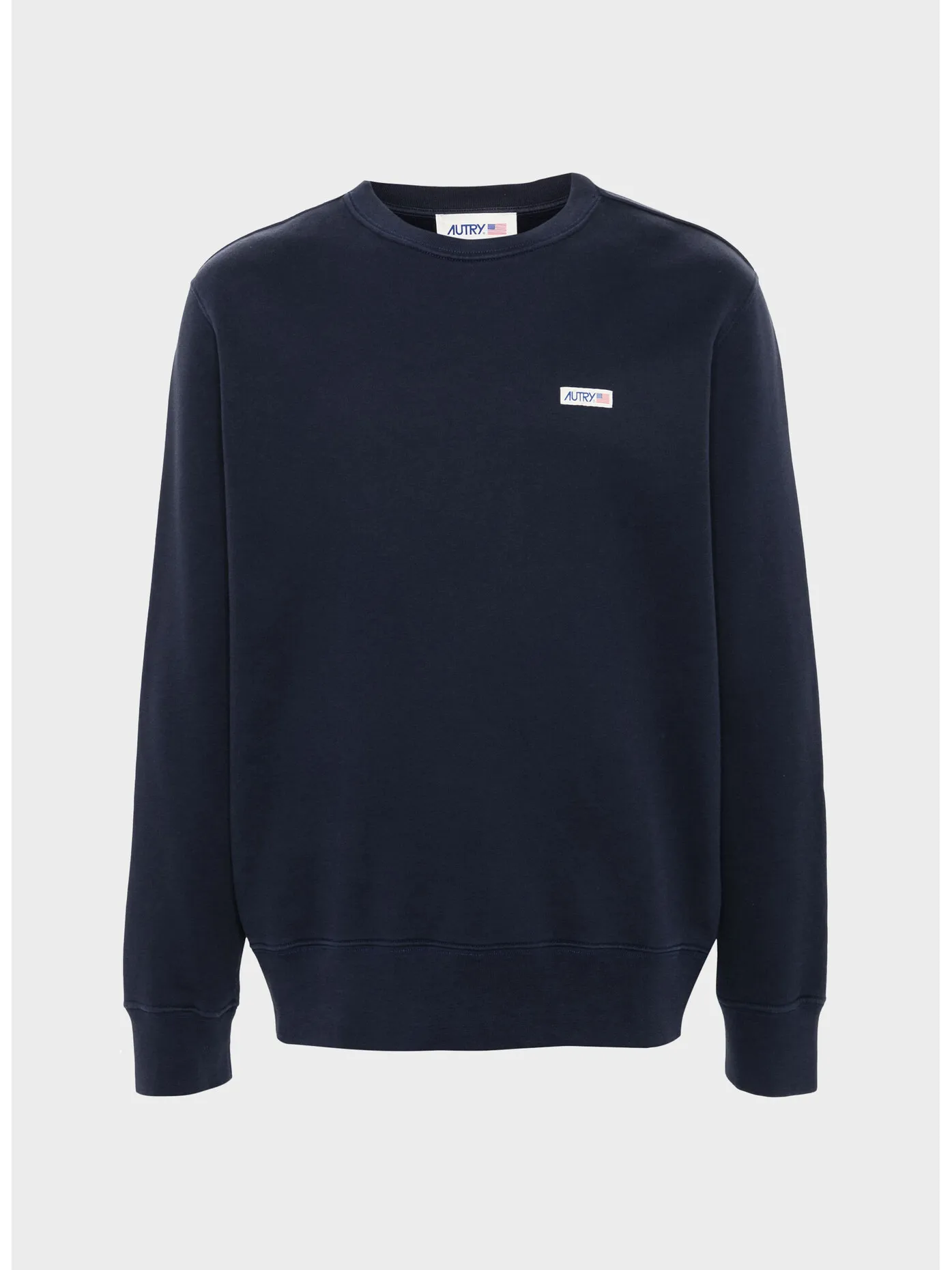     -AUTRY    -FELPA GIROCOLLO CON LOGO IN JERSEY LABEL-