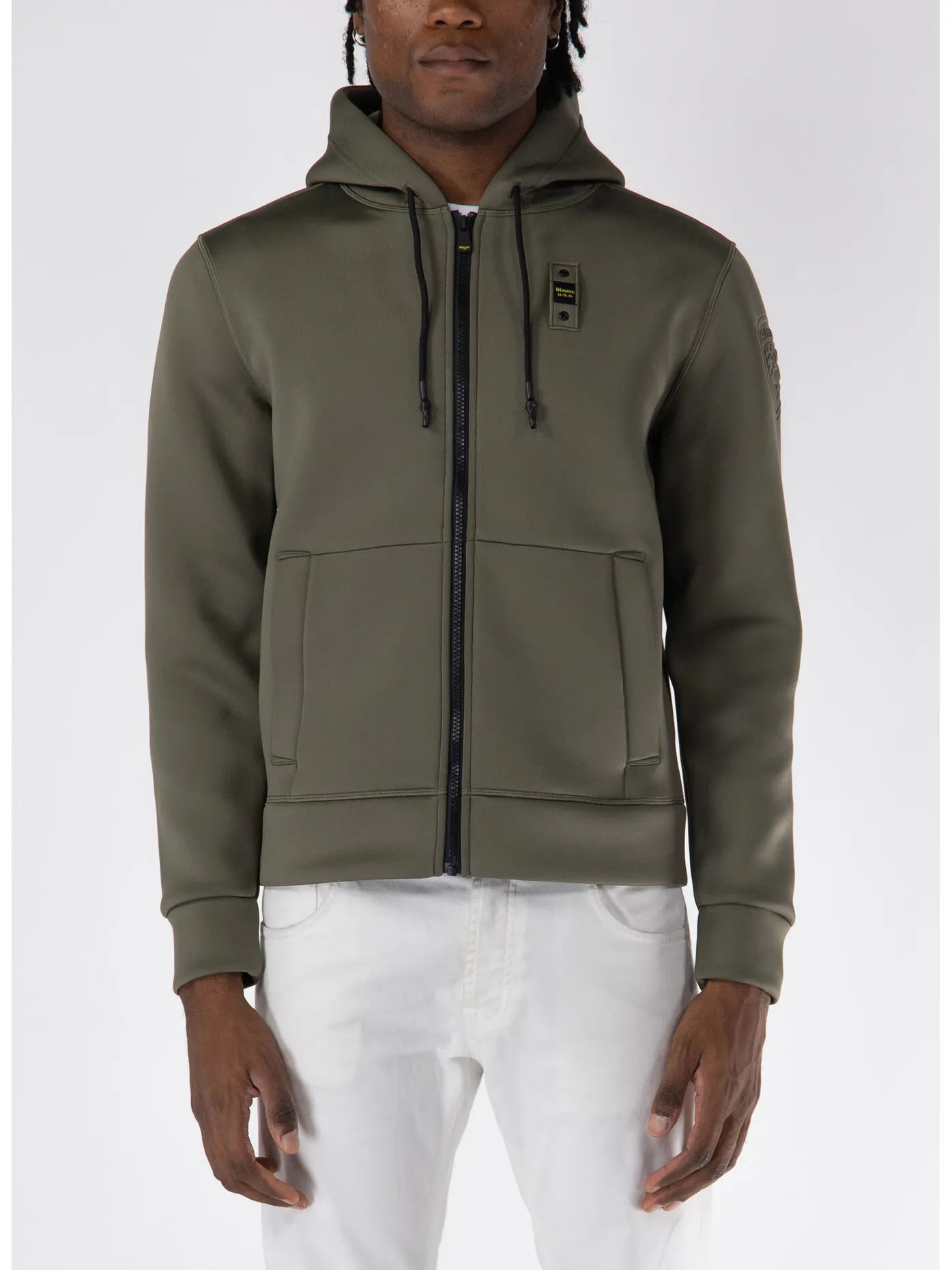     -BLAUER.    -FELPA FULL ZIP COLBY-