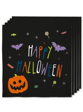 16 tovaglioli con zucca di Halloween (33 x 33 cm) - Happy Halloween
