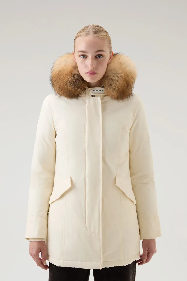 Arctic Parka in Ramar Cloth con pelliccia removibile                                                                            