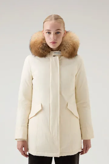 Arctic Parka in Ramar Cloth con pelliccia removibile                                                                            