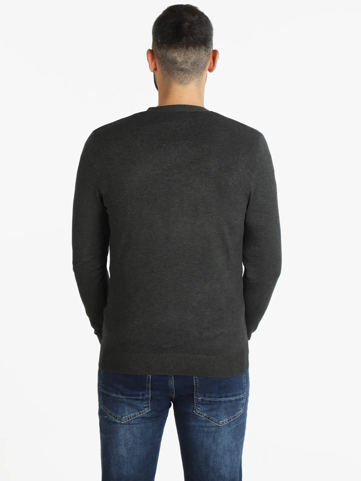 Baci & Abbracci Cardigan tricoté homme avec boutons