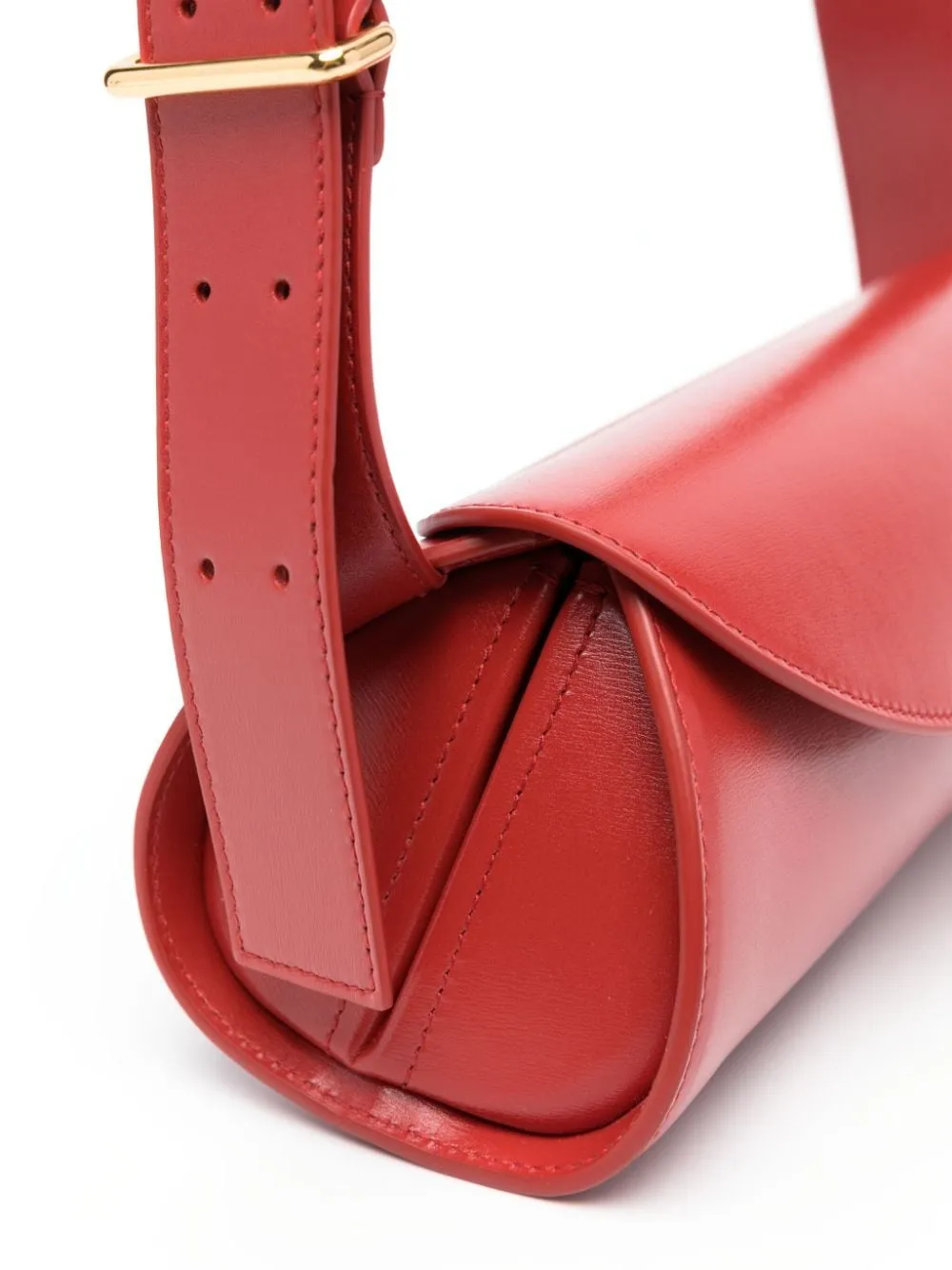 Borsa a spalla Cannolo mini in bordeaux - donna