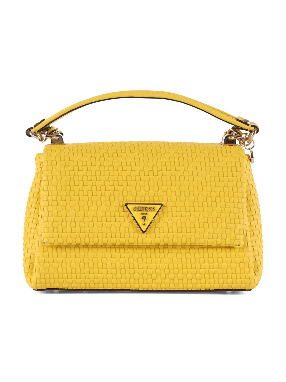 Borsa a spalla in ecopelle intrecciata ETEL