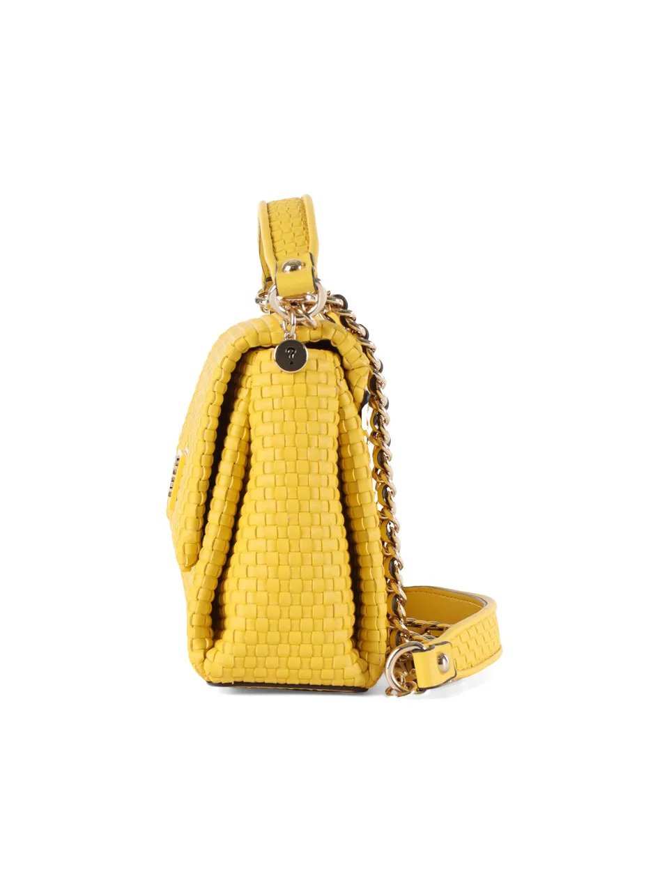 Borsa a spalla in ecopelle intrecciata ETEL
