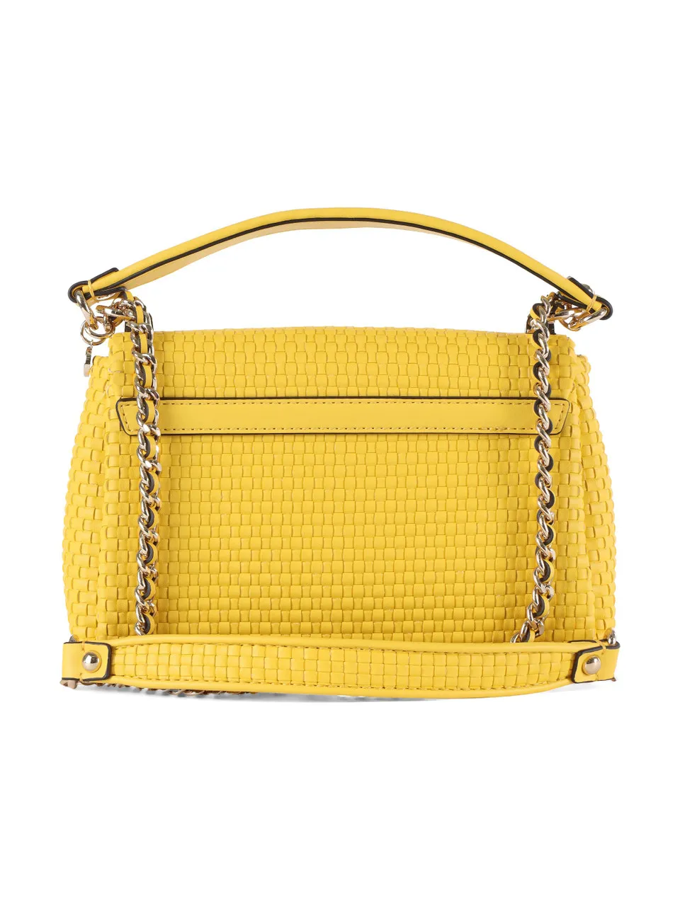 Borsa a spalla in ecopelle intrecciata ETEL