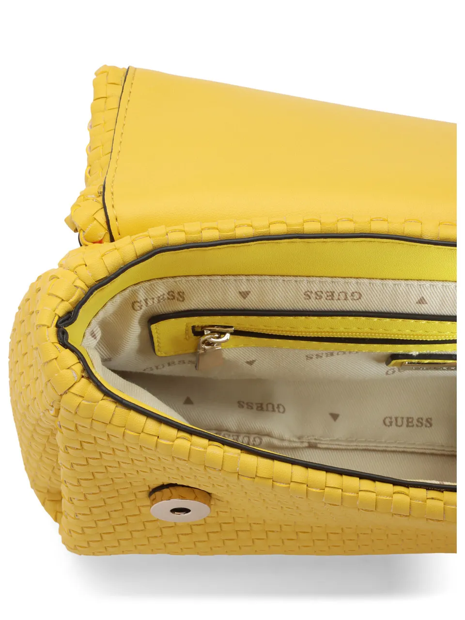 Borsa a spalla in ecopelle intrecciata ETEL