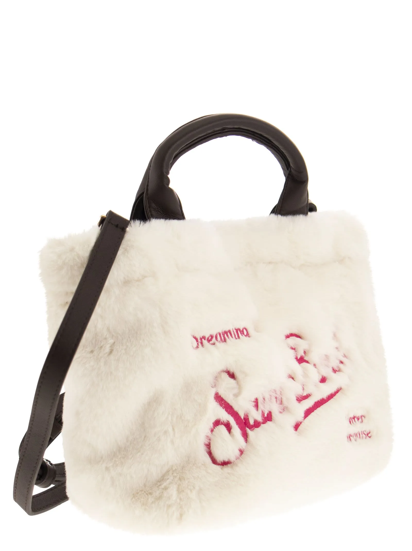 Borsa Mini Vanity morbida e pelosa