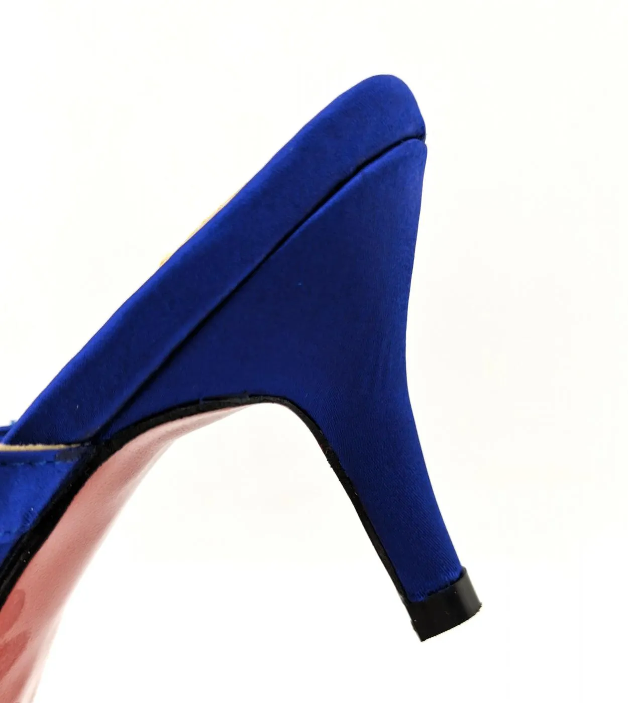Borsa per scarpe blu reale Borsa per scarpe italiana blu reale Borsa per scarpe Lady Italian Set Pumps