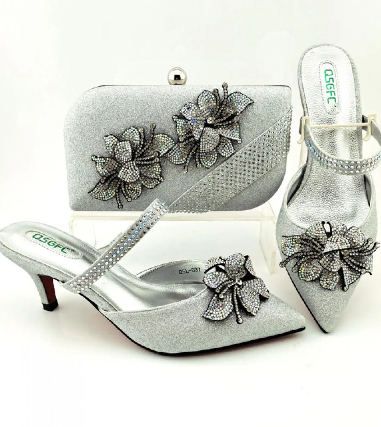 Borsa per scarpe blu reale Borsa per scarpe italiana blu reale Borsa per scarpe Lady Italian Set Pumps