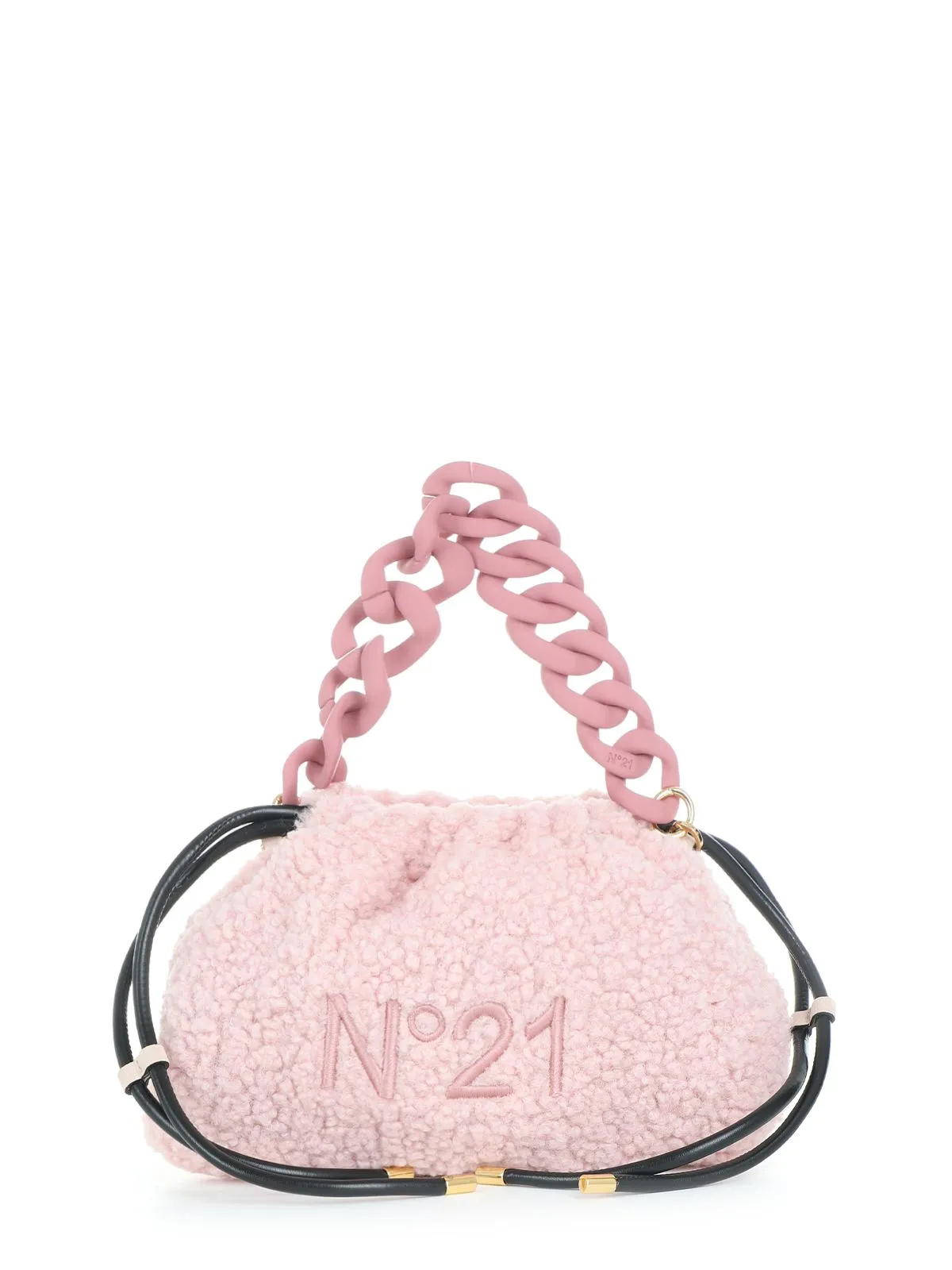 BORSA "EVA MINI" ROSA IN SHEARLING