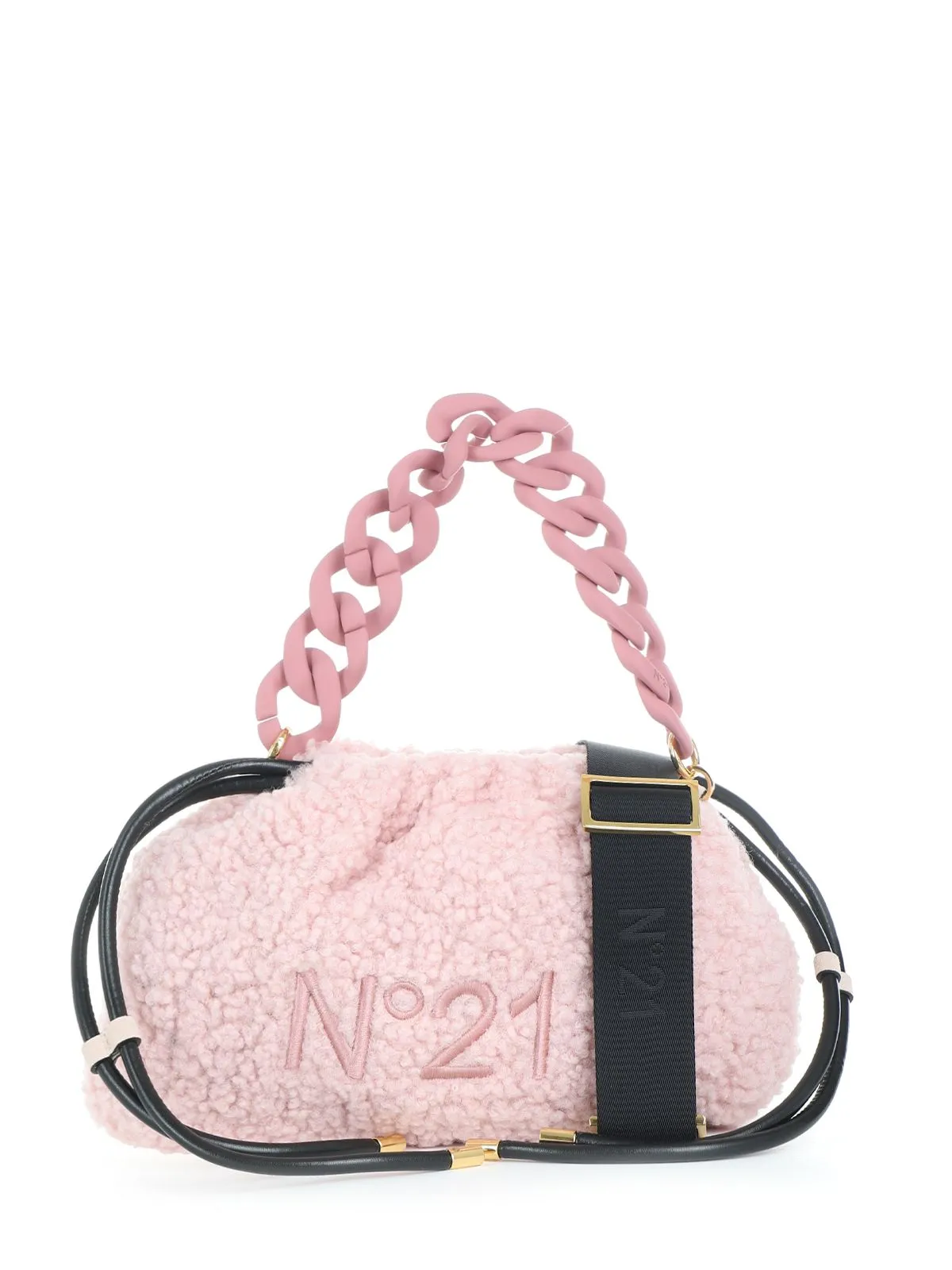 BORSA "EVA MINI" ROSA IN SHEARLING