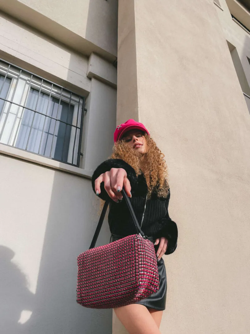 Borsa Sera Bling Bling – Fucsia