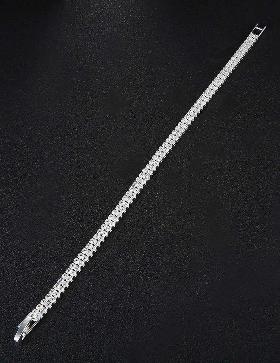 Bracciale da sposa semplice argento
