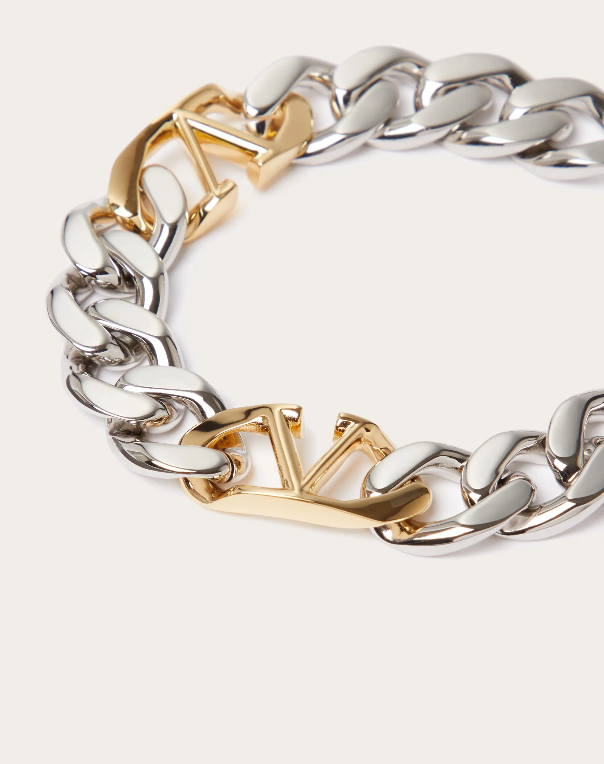 BRACCIALE VLOGO CHAIN IN METALLO