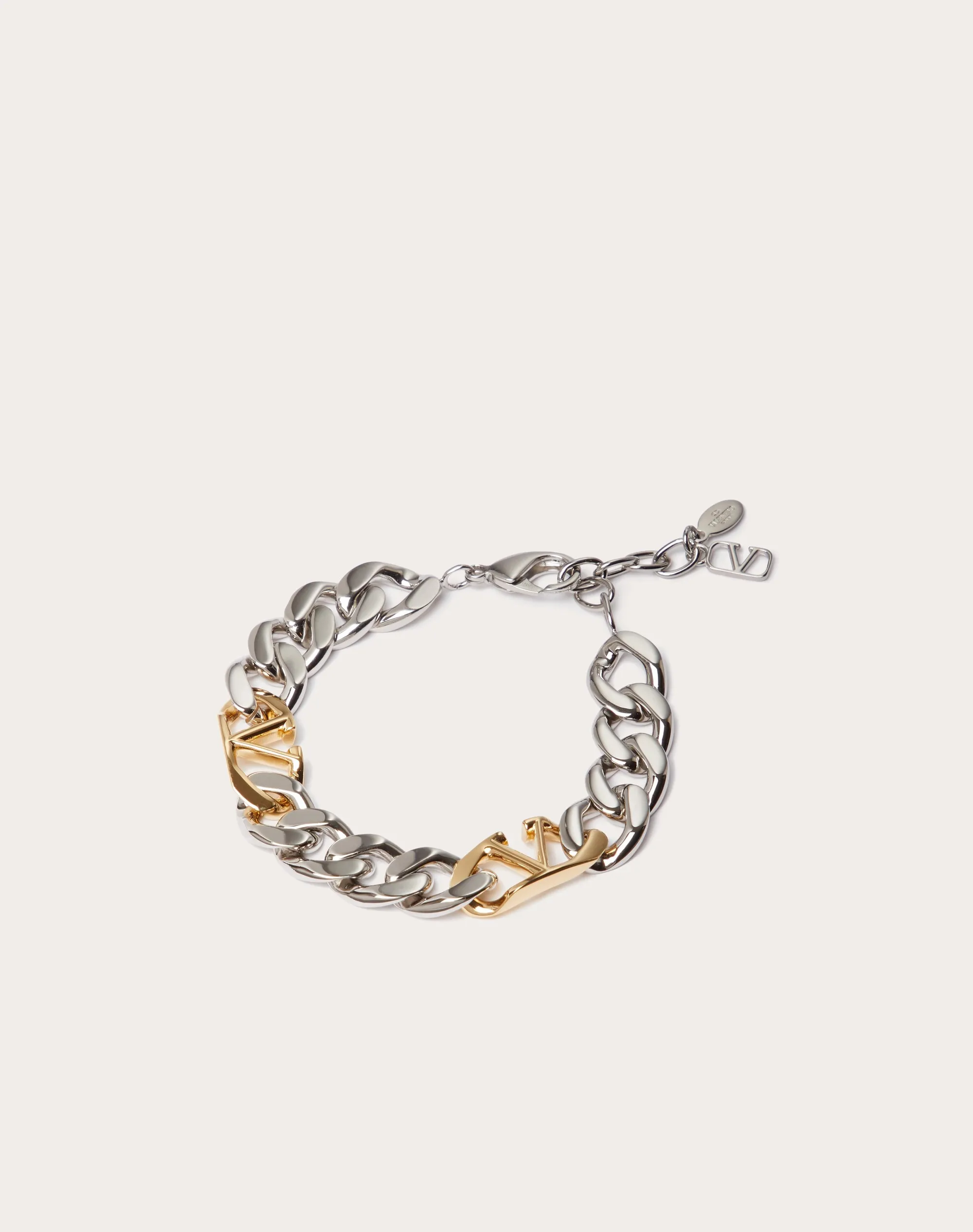 BRACCIALE VLOGO CHAIN IN METALLO