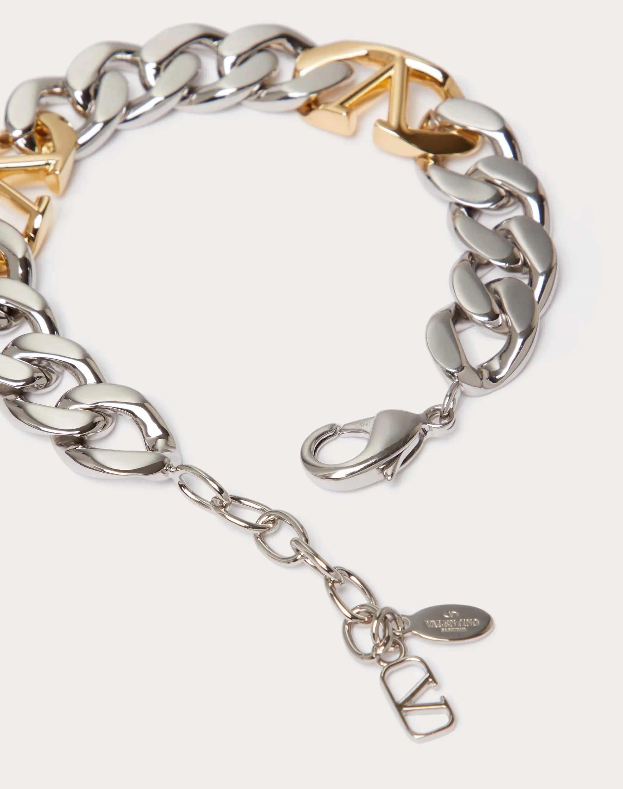 BRACCIALE VLOGO CHAIN IN METALLO