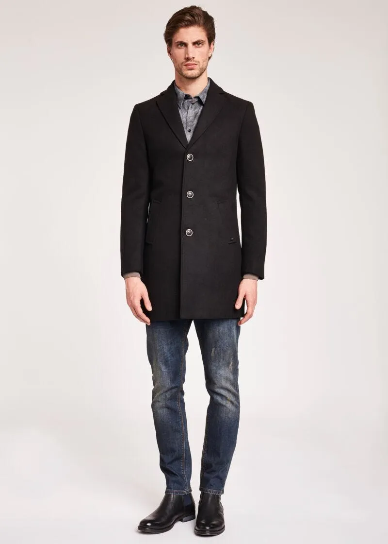 Cappotto in panno di viscosa
