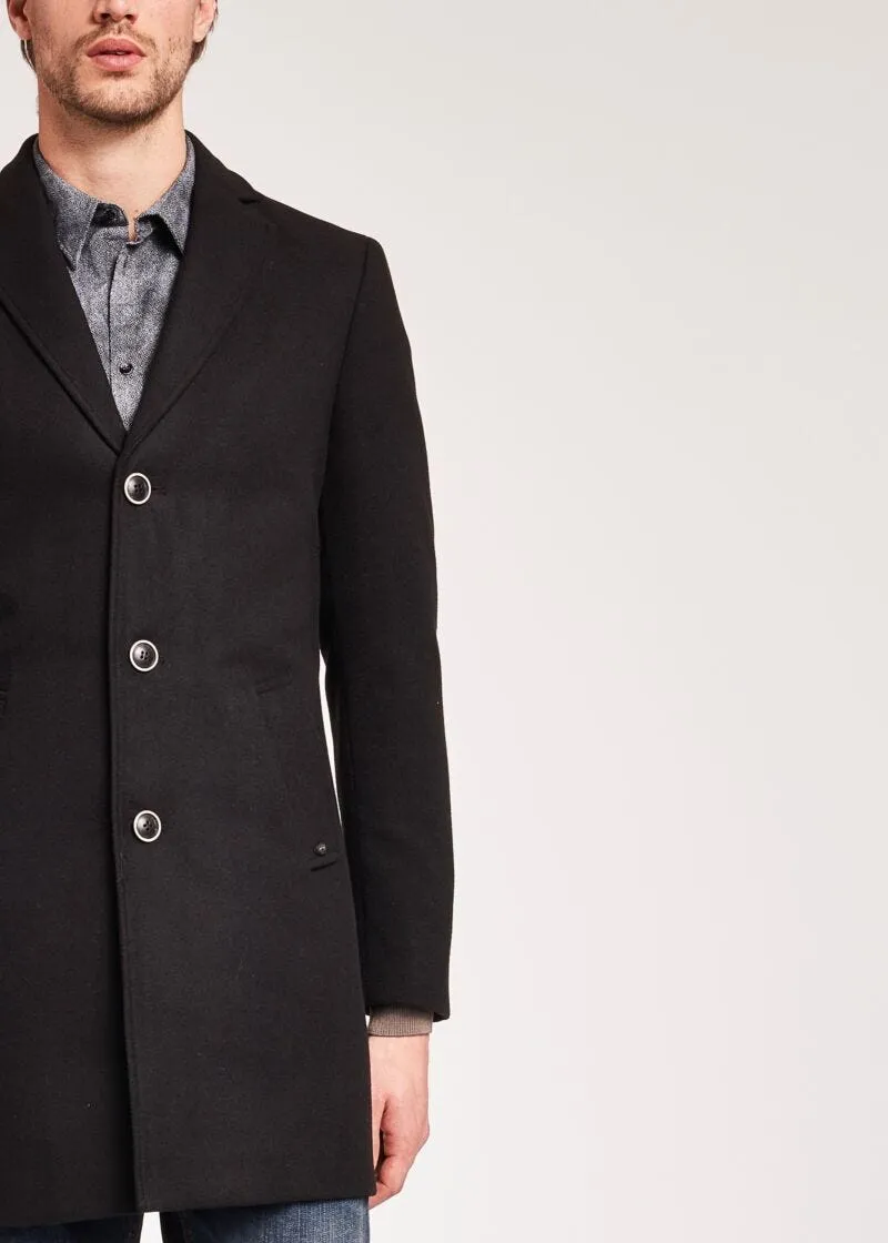 Cappotto in panno di viscosa