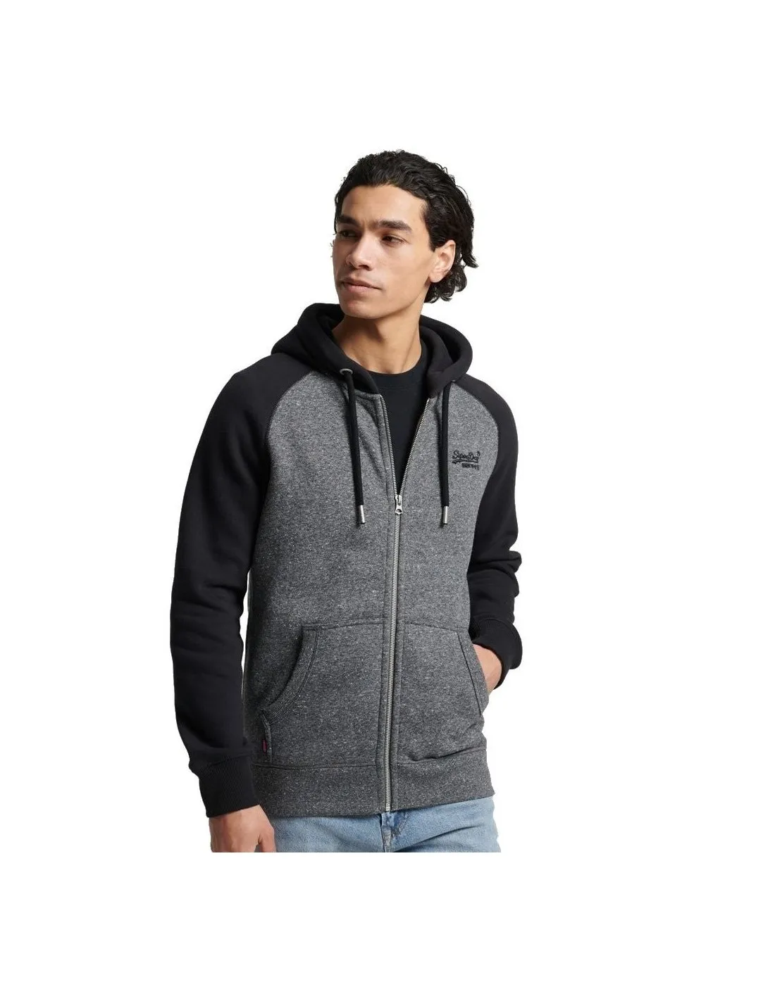 Cappuccio da baseball Superdry Carbone scuro