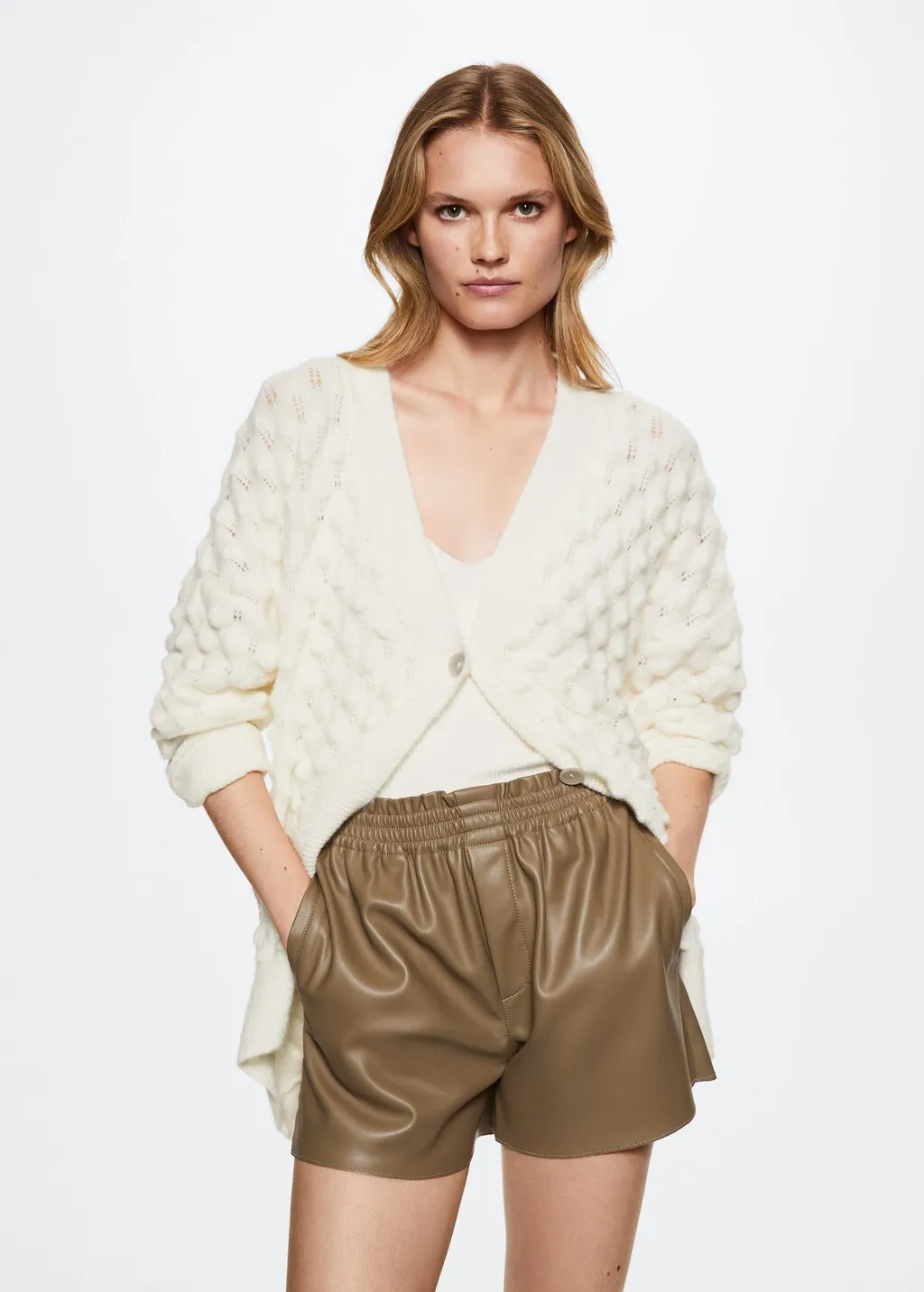 Cardigan bottoni oversize