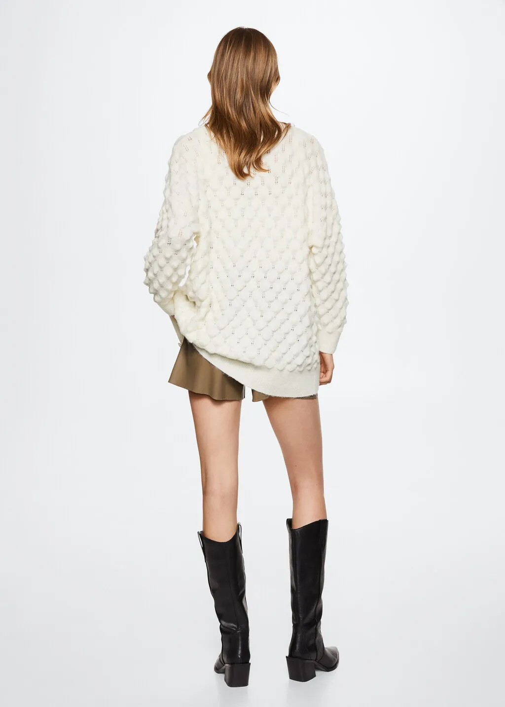 Cardigan bottoni oversize