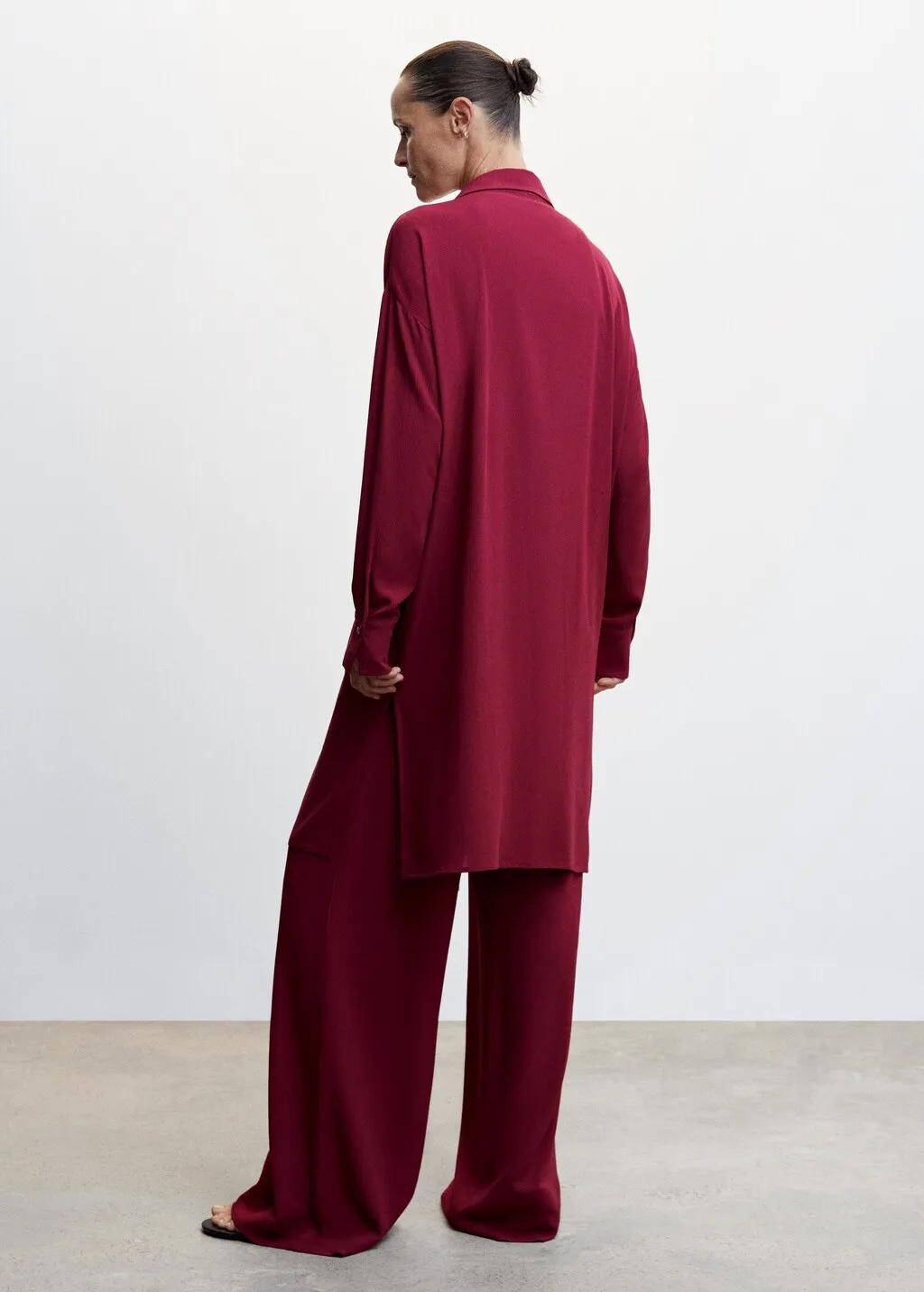 Cardigan fluido fiocco
