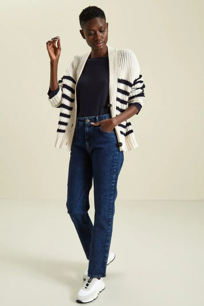 Cardigan in maglia di lana