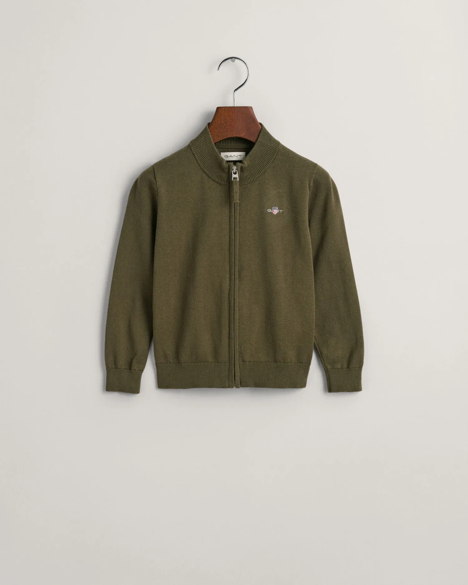 Cardigan Shield in cotone con zip Kids    