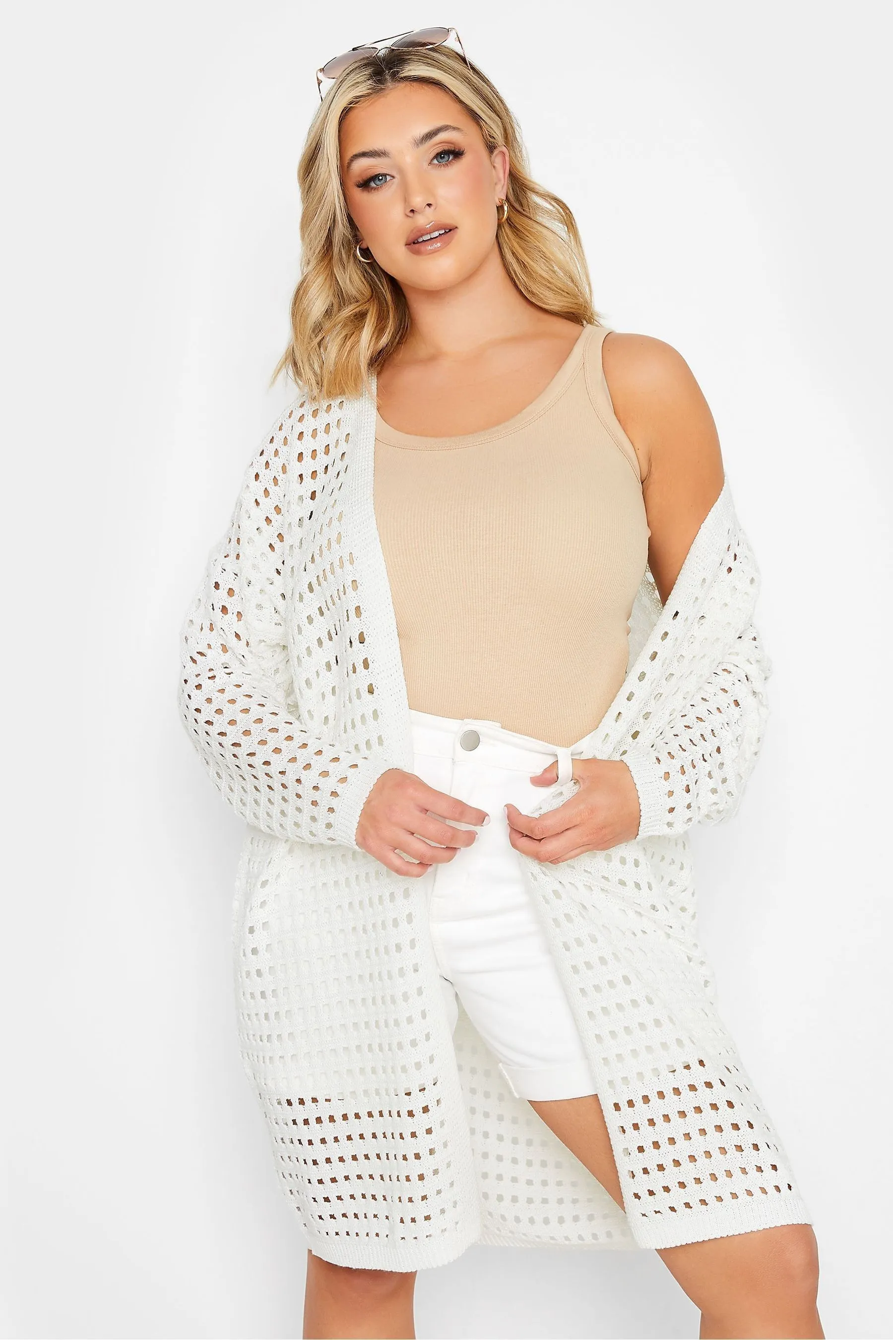 Cardigan Yours Curve all'uncinetto