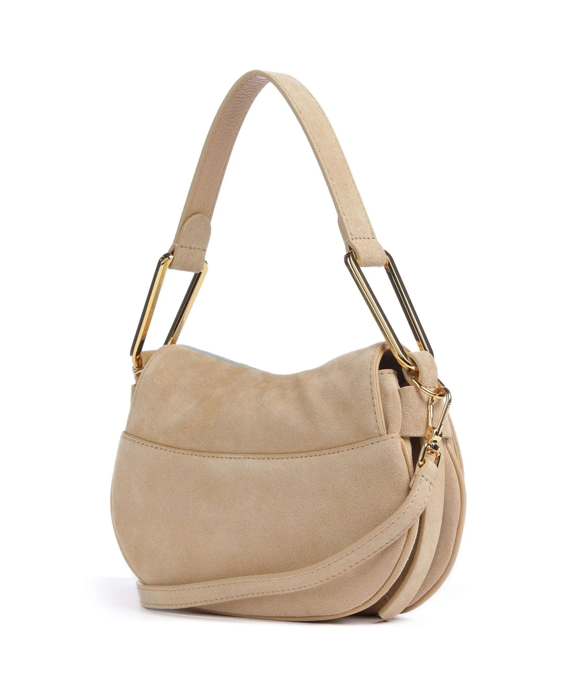  Coccinelle Magie Suede Borsa a spalla pelle bovina ruvida multicolore  