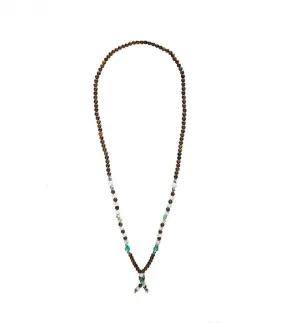 Collana marrone marrone