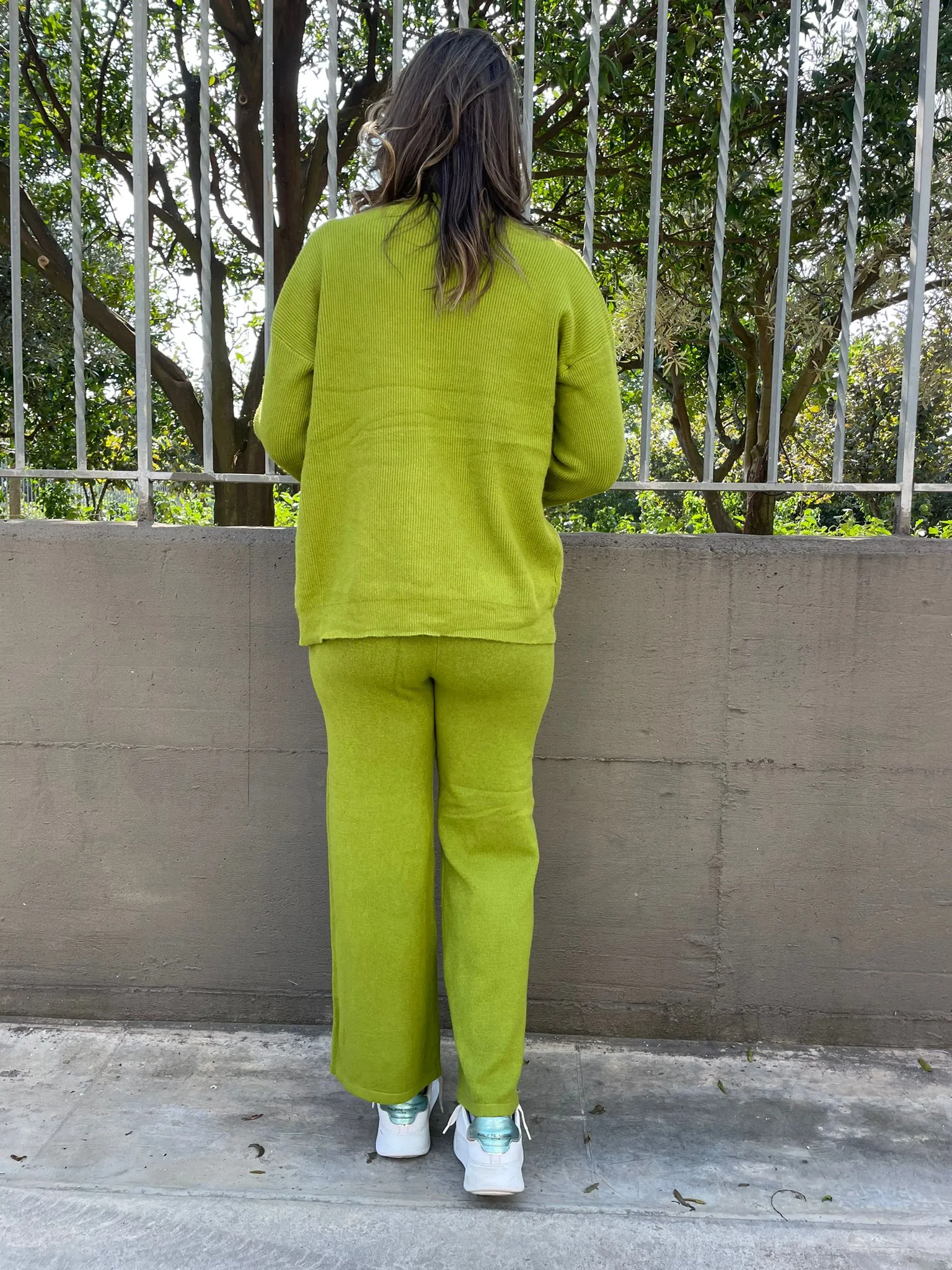 Coordinato 3 pezzi con cardigan over