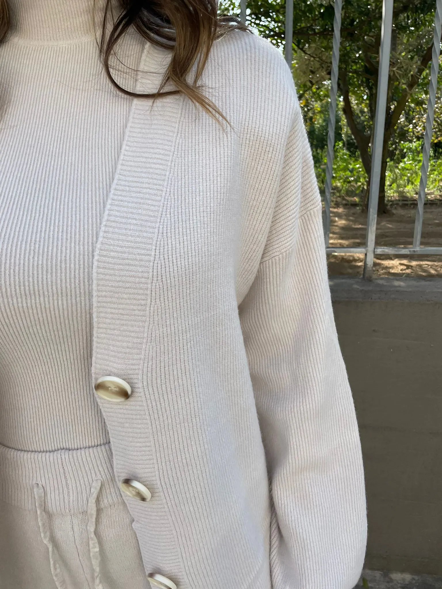 Coordinato 3 pezzi con cardigan over