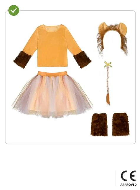 Costume da leonessa per bambina