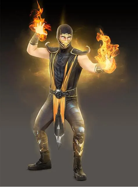 Costume da Scorpion - Mortal Kombat