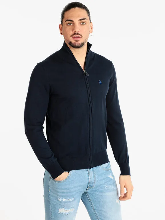 Coveri Moving Cardigan en maille pour homme entièrement zippé