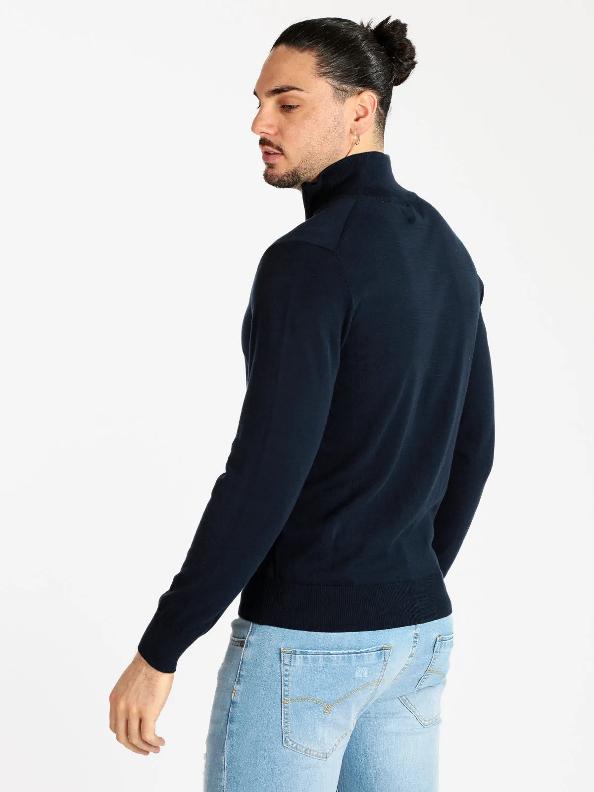 Coveri Moving Cardigan en maille pour homme entièrement zippé