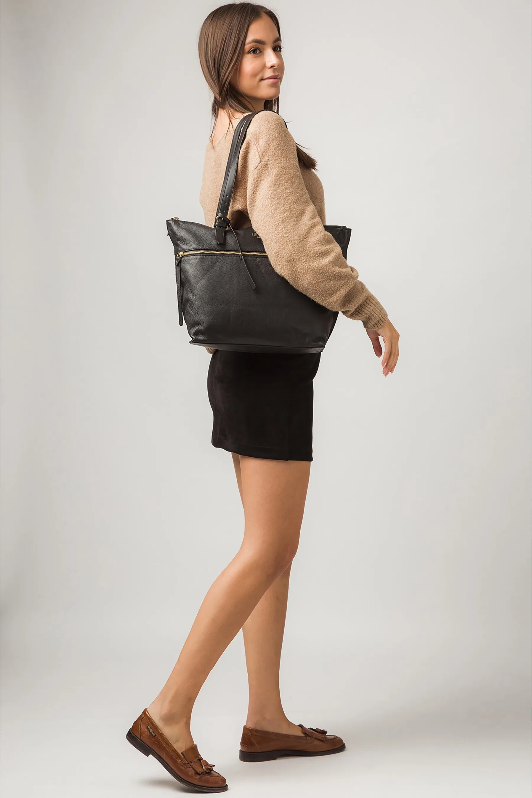 Cultured London - Moorgate - Borsa tote in pelle collezione ecologica