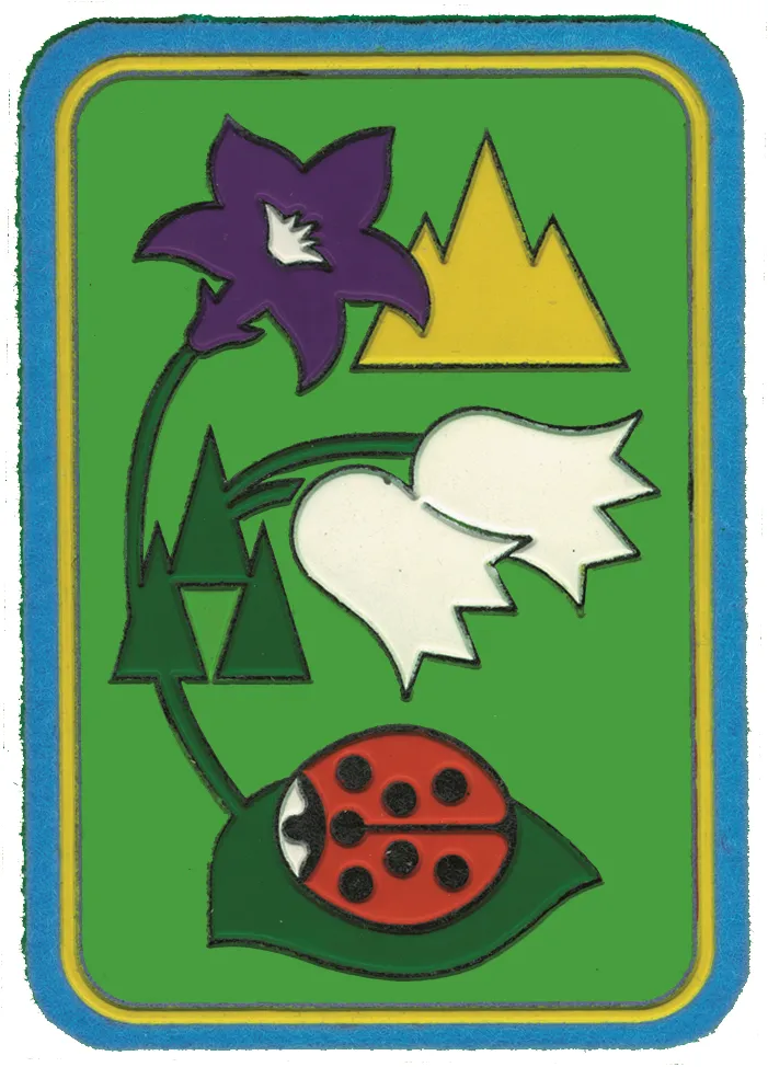 Distintivo progressione personale cerchio Coccinella della montagna
