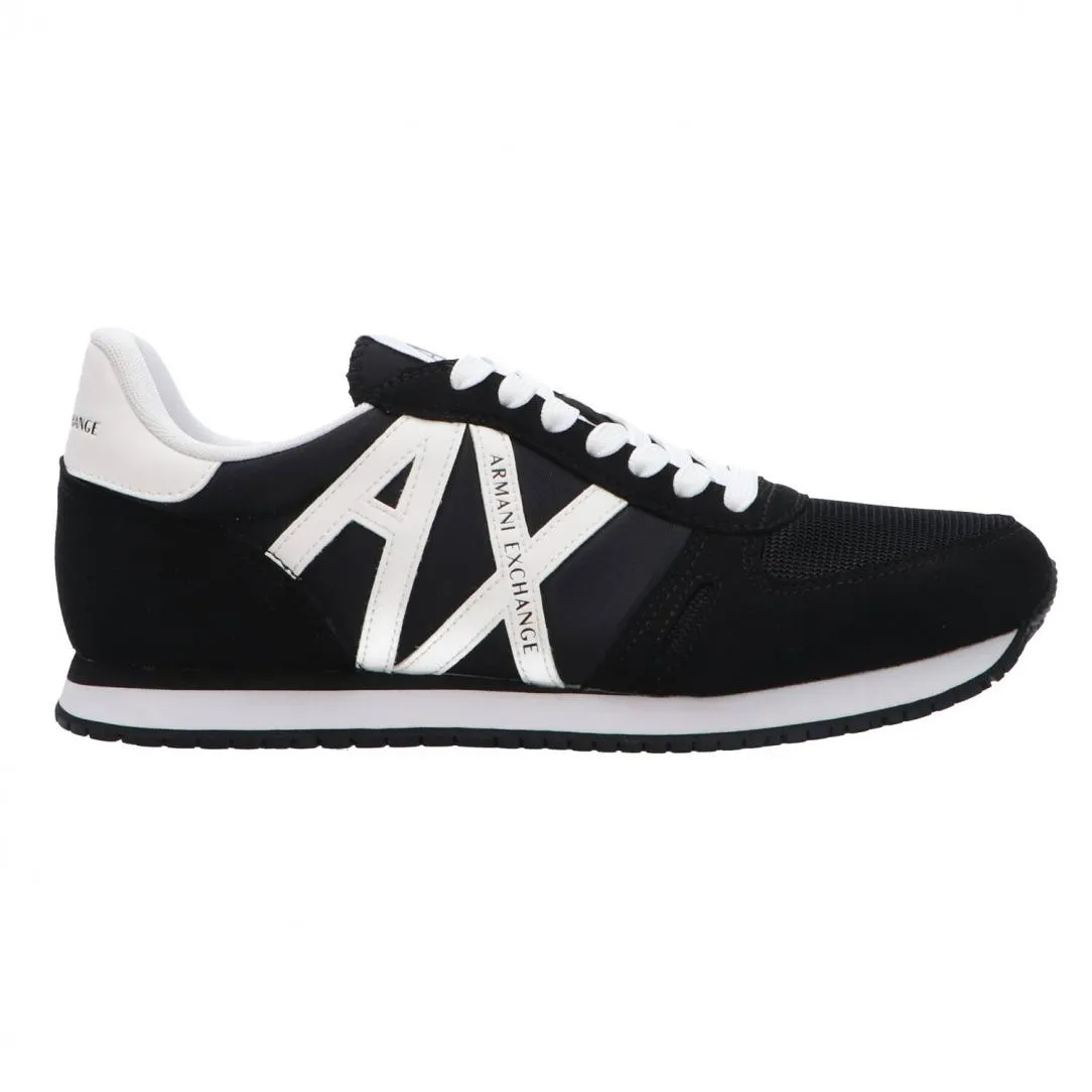 Exchange X017 eco suede, mesh e nylon Bianco Nero