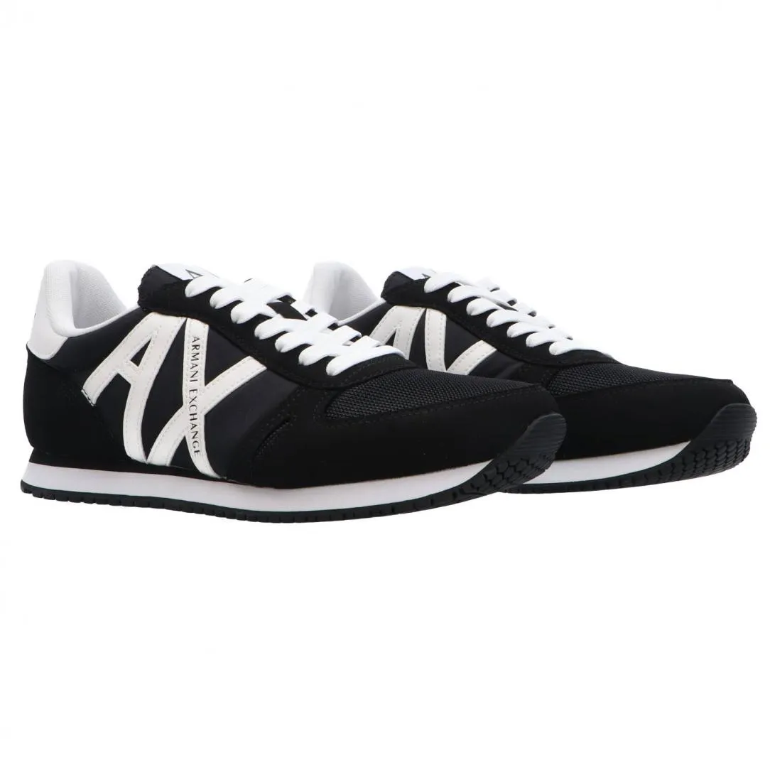 Exchange X017 eco suede, mesh e nylon Bianco Nero