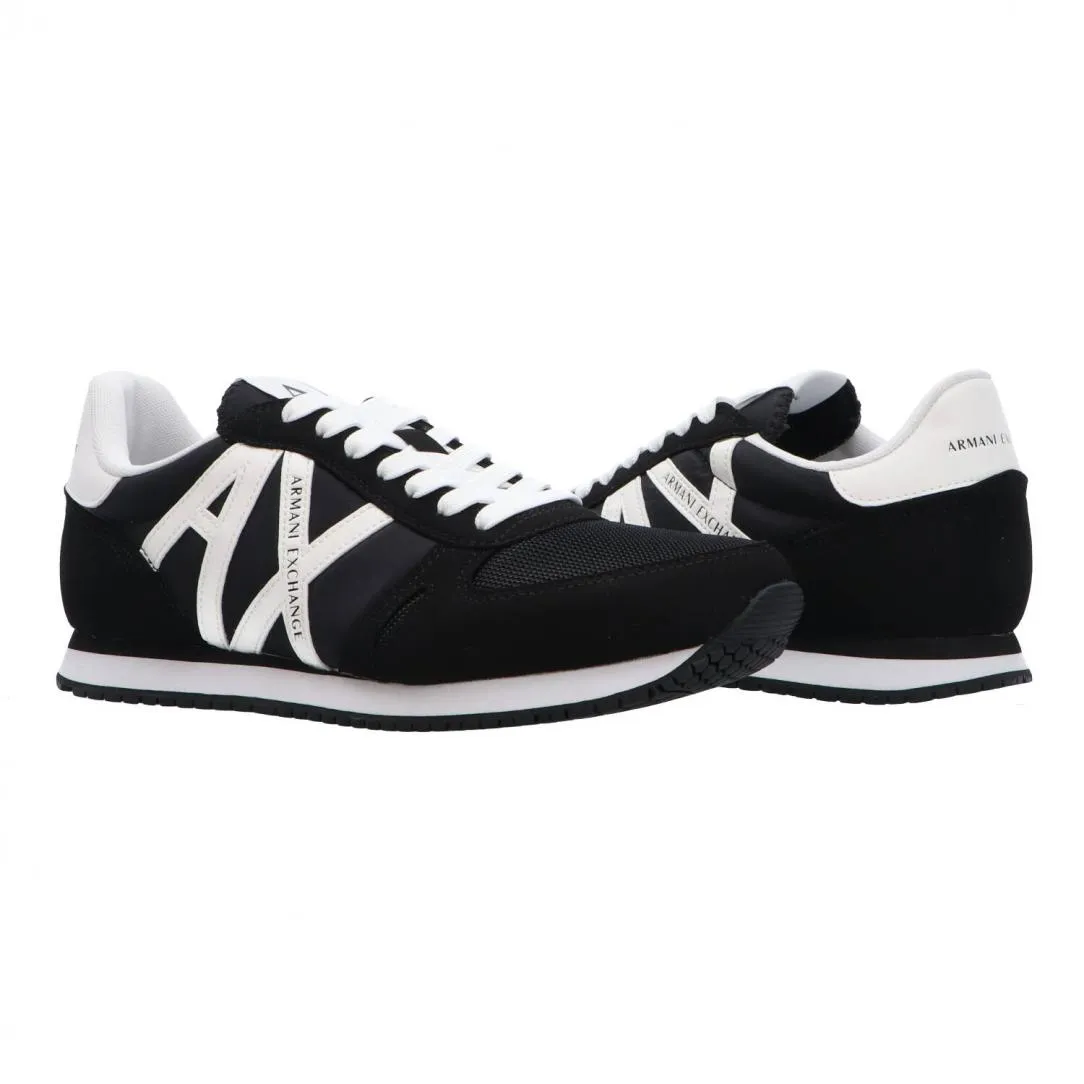 Exchange X017 eco suede, mesh e nylon Bianco Nero
