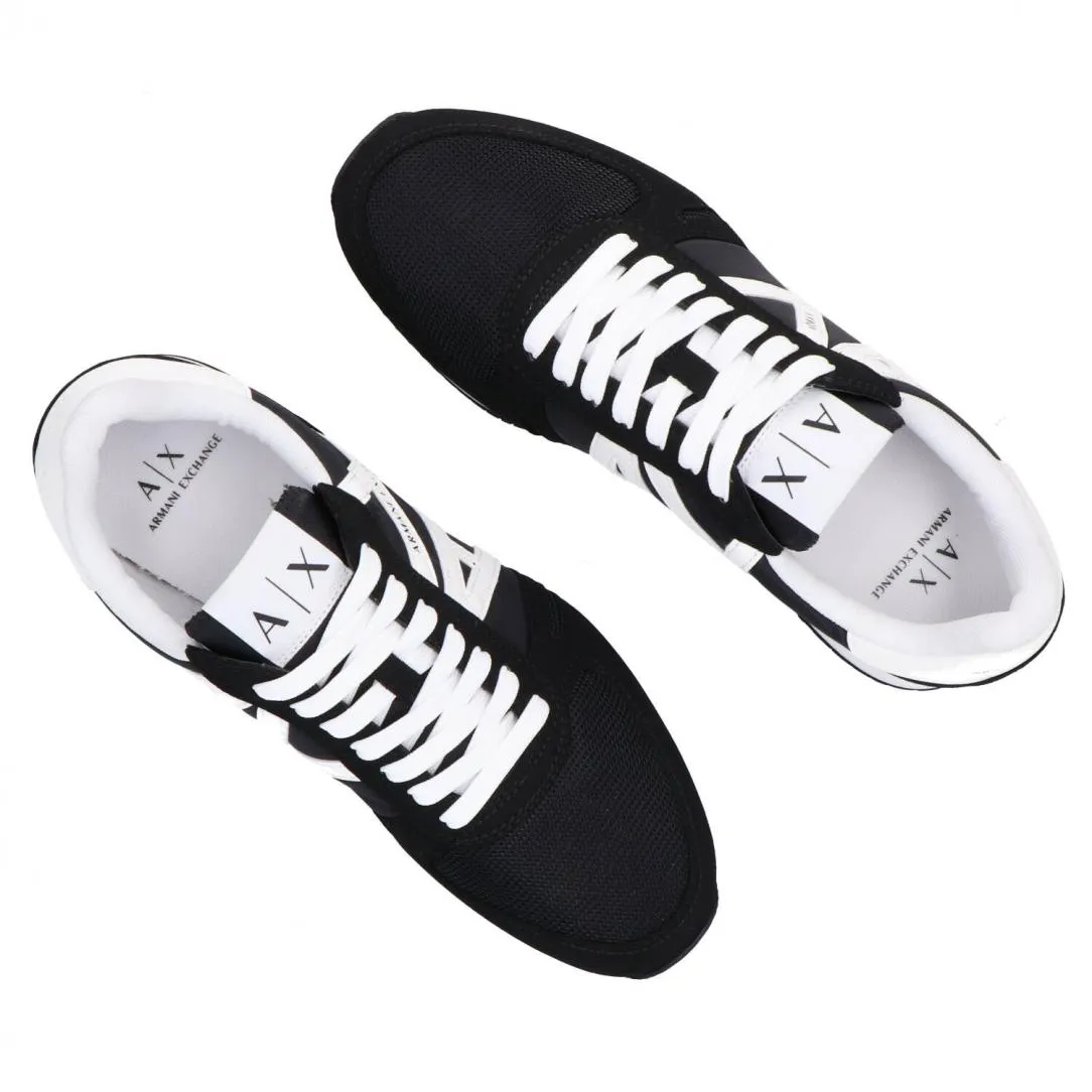 Exchange X017 eco suede, mesh e nylon Bianco Nero