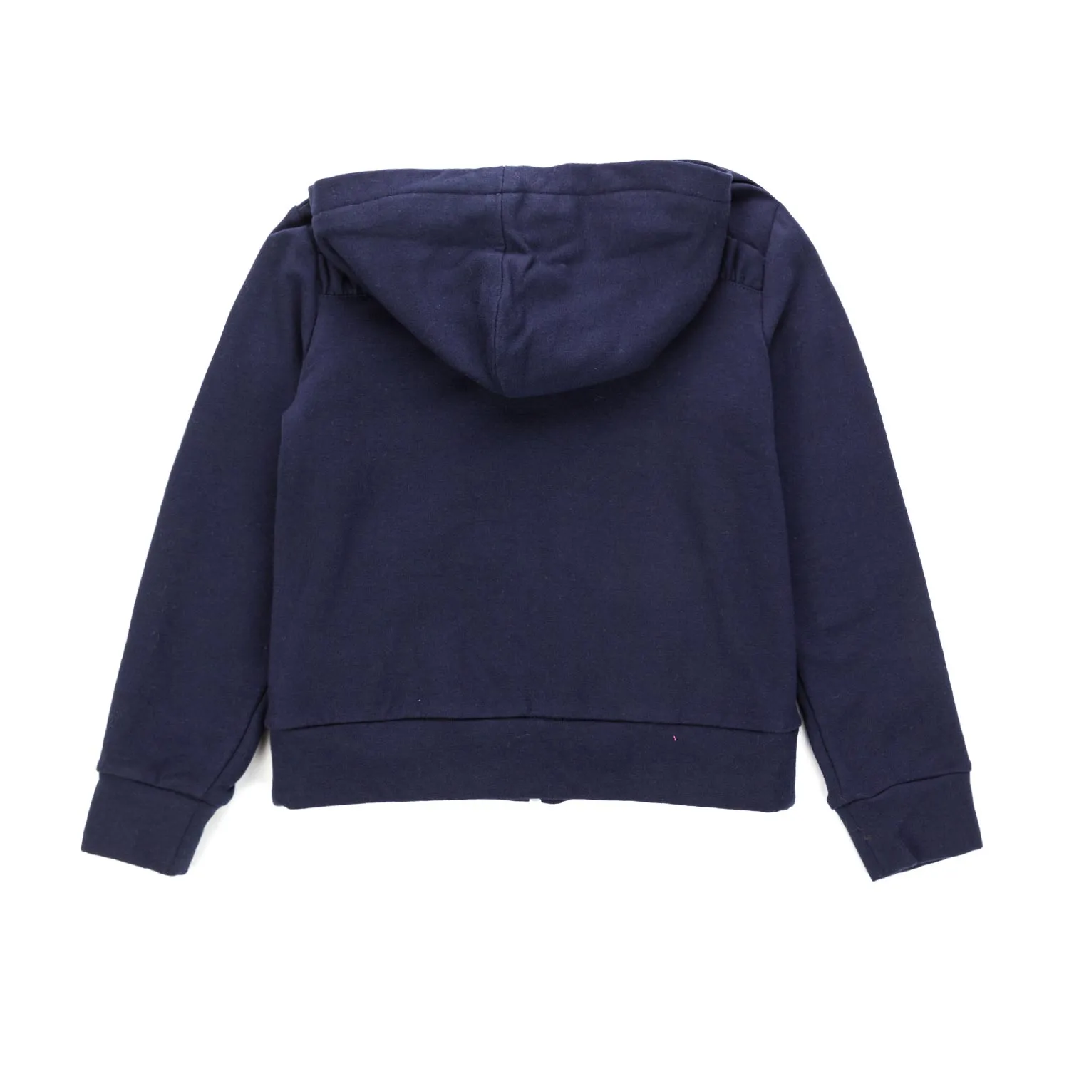 Felpa Blu Con Cappuccio Bambina