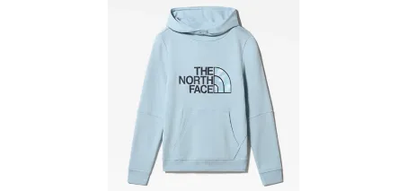 Felpa Girl The North Face Drew Peak NF0A 558T 3R31 Celeste