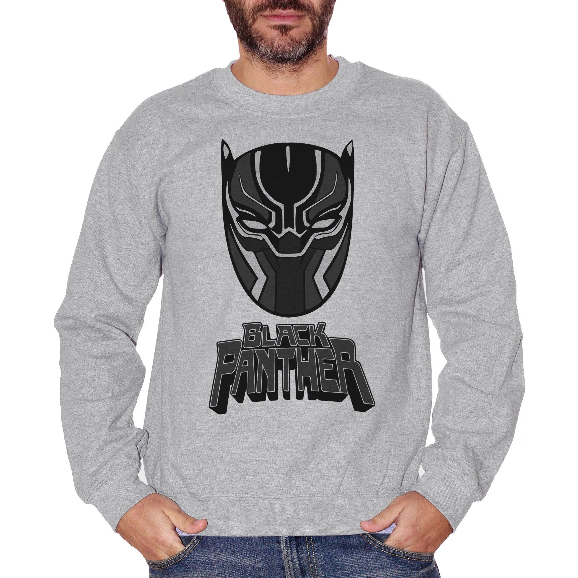 Felpa Girocollo Black Panther - FILM