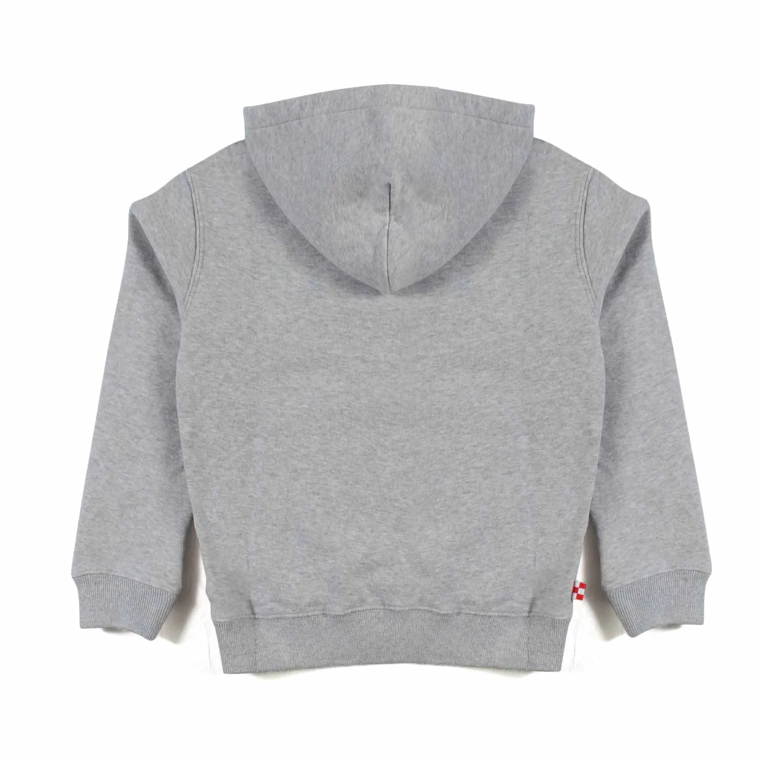 Felpa Oliver Grigio Melange Con Cappuccio