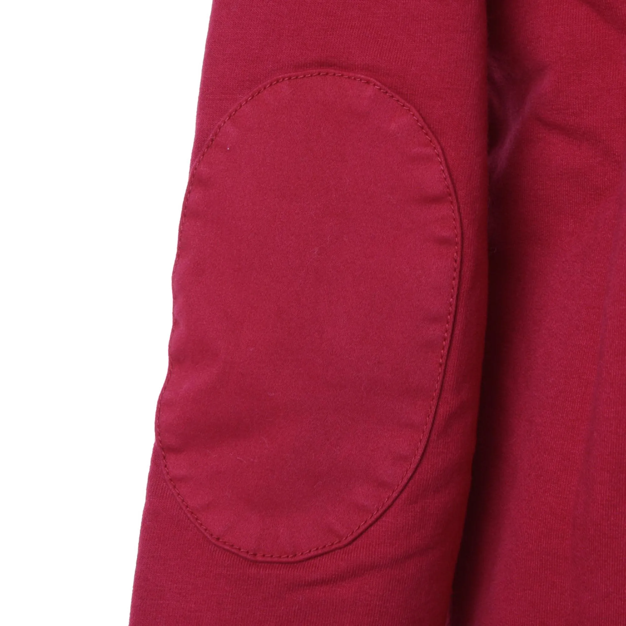 Felpa Rosso Bordeaux Con Cappuccio