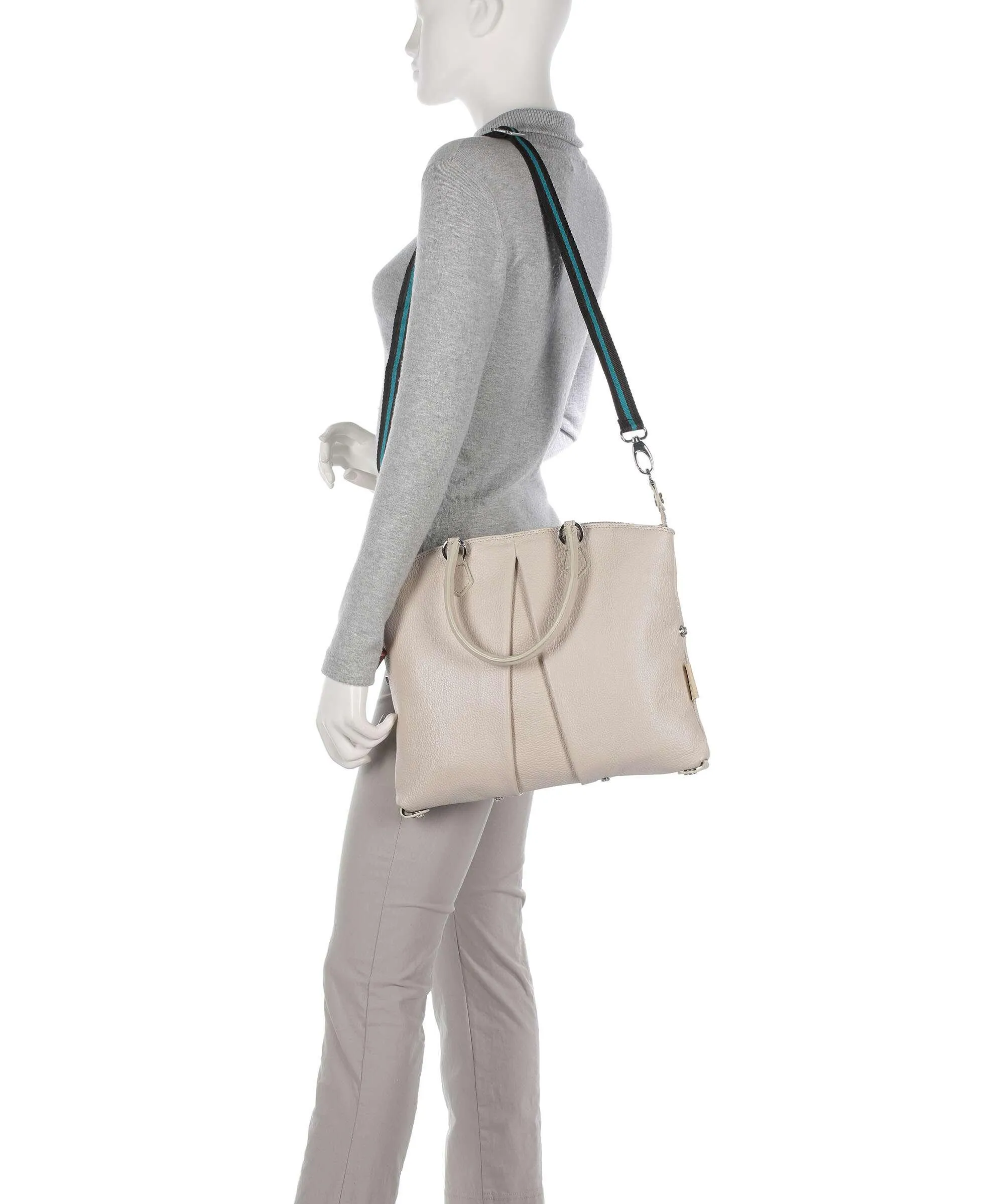  Gabs Ella M Borsa a zainetto pelle di vitello grana beige  